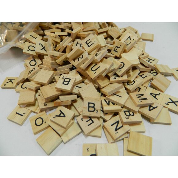 Bulk Bag Of Scrabble Tiles For Crafts & Games Unleash Your Inner Word Nerd - Picture 4 of 5